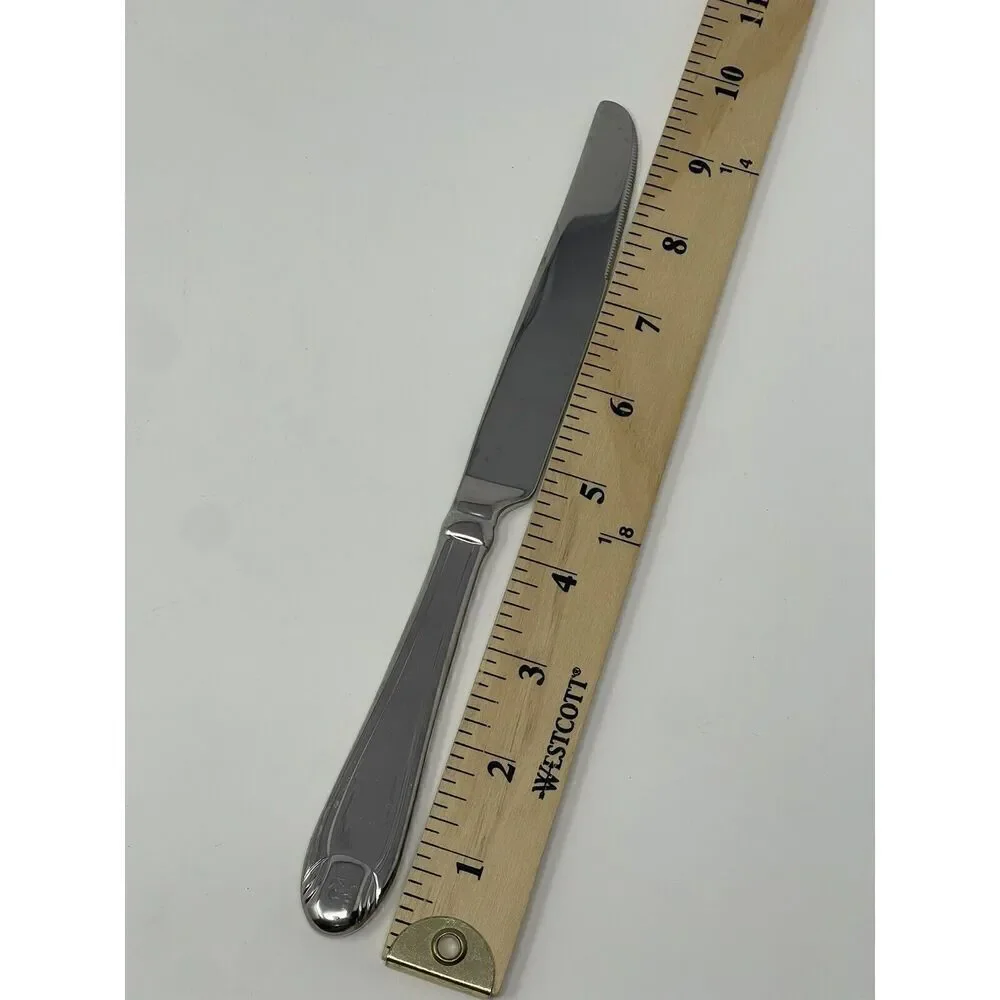 Oneida Garnet ALL GLOSSY Stainless 18/10 Dinner Place Knives 9 5/8” Set Of 3